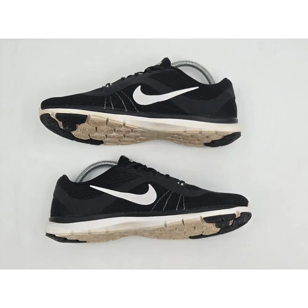 Nike Flex Trainer 6 Women’s Size 9 Black White Athletic Shoes 831217-001